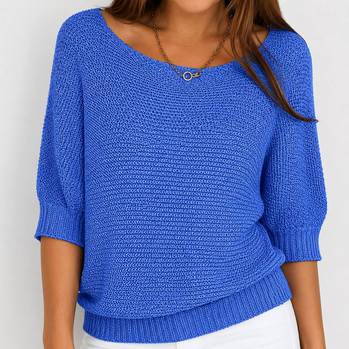 Women's Lightweight Batwing Knit Sweater