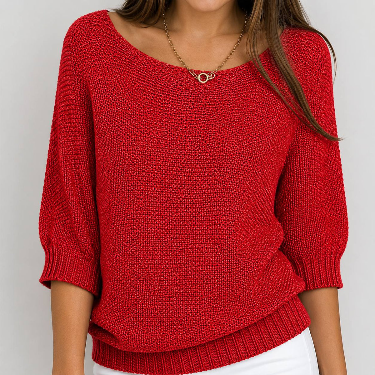 Women's Lightweight Batwing Knit Sweater