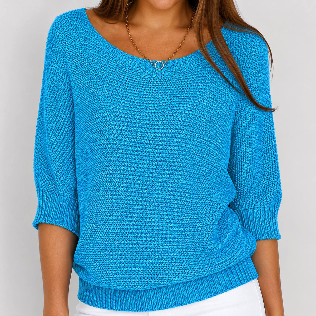 Women's Lightweight Batwing Knit Sweater