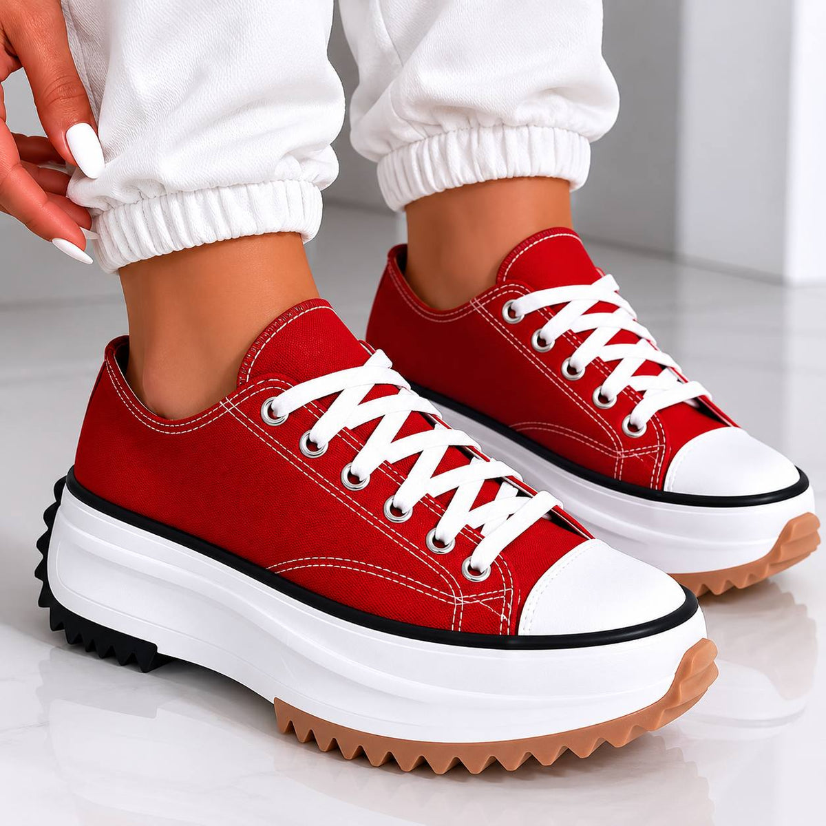 Women's Platform Chunky Casual Trainers Sneakers