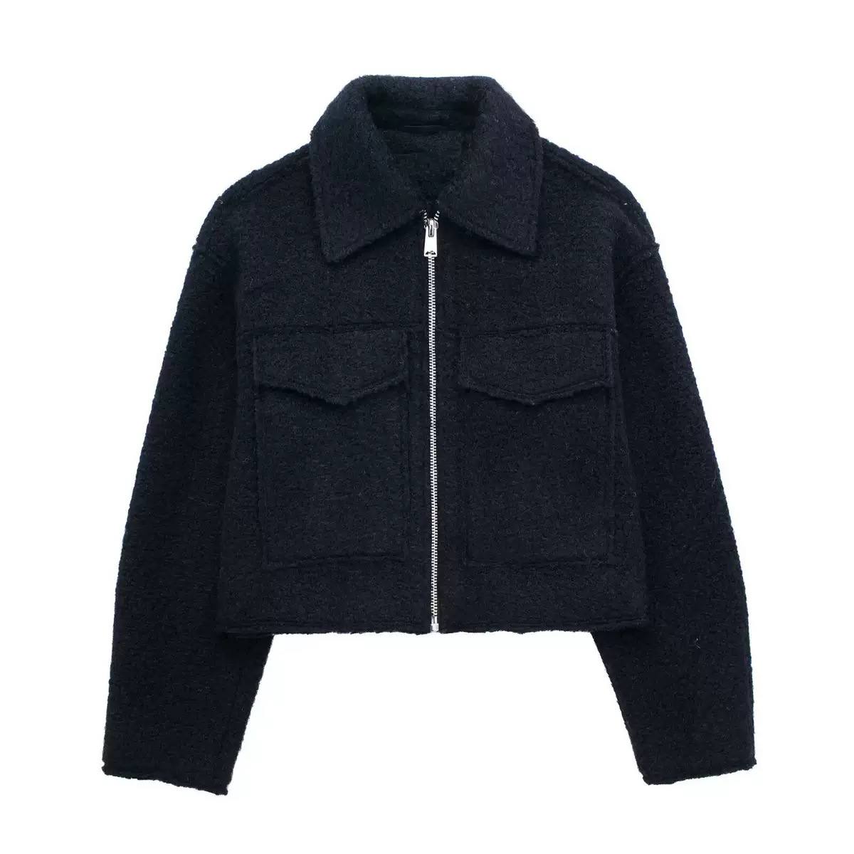 Women's Cropped Shacket Jacket
