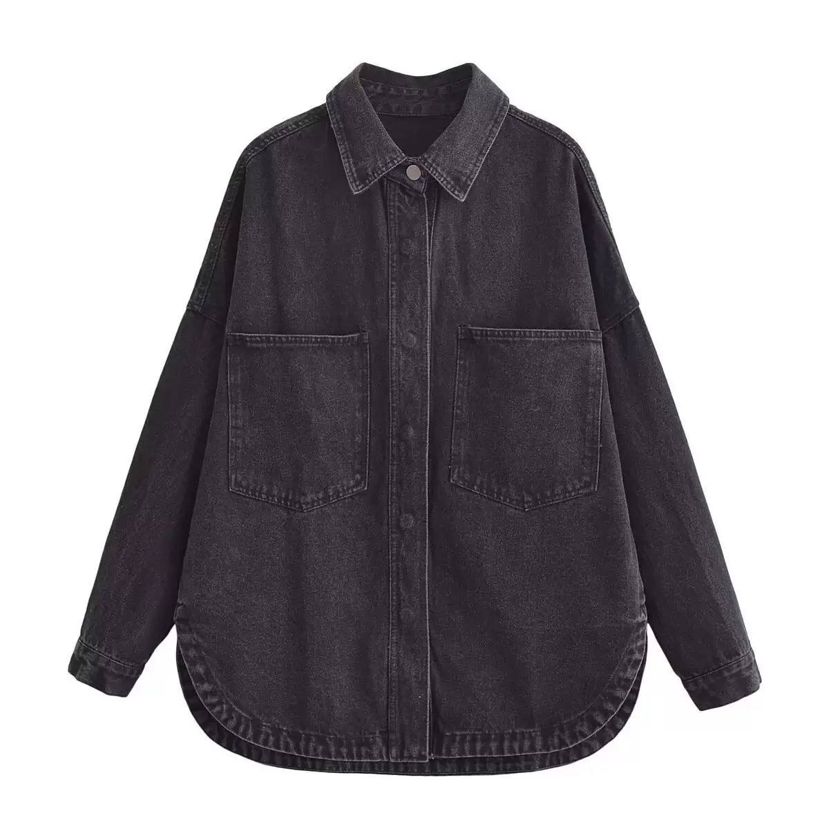 Women's Oversized  Denim Shacket