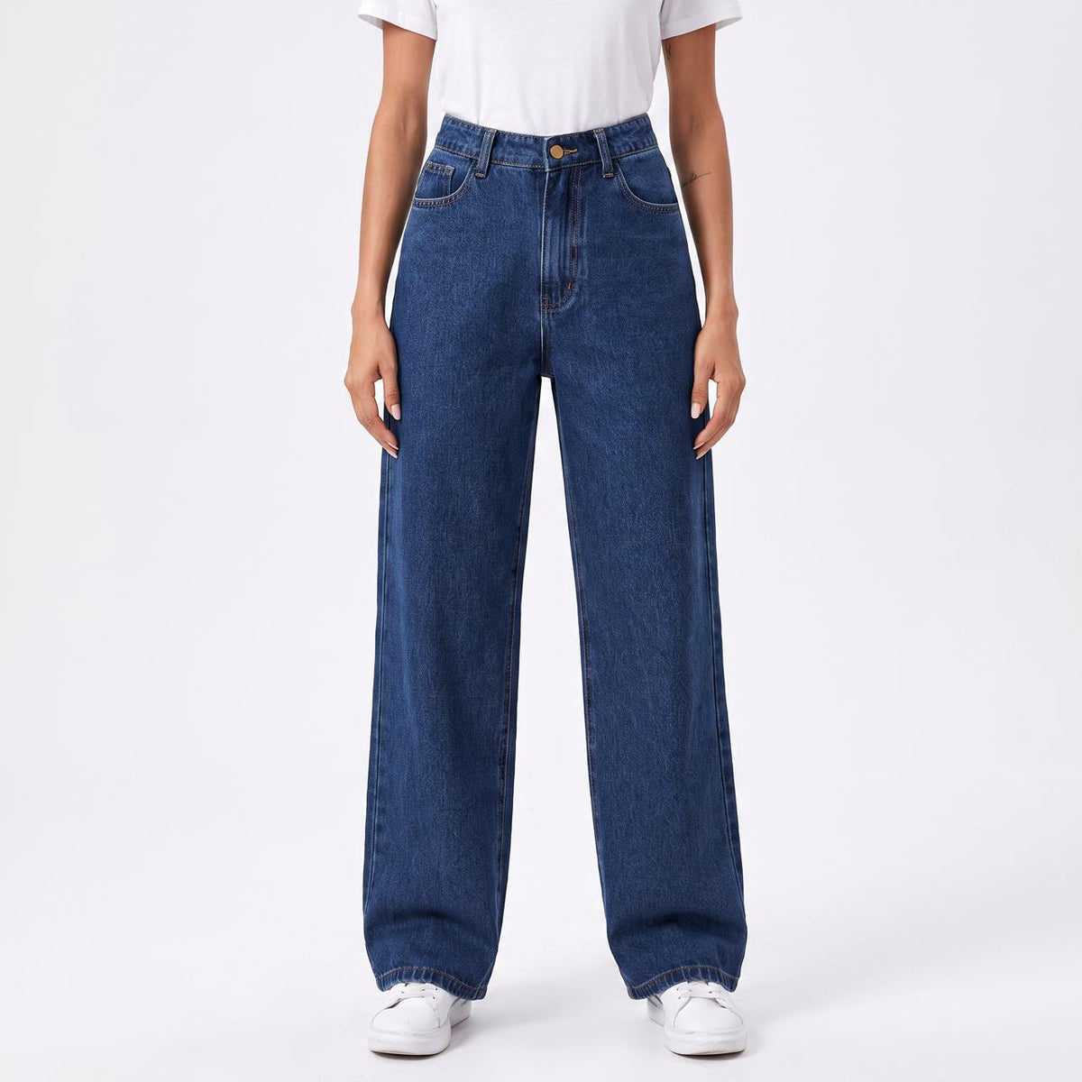 Women's High Waisted Wide Leg Jeans