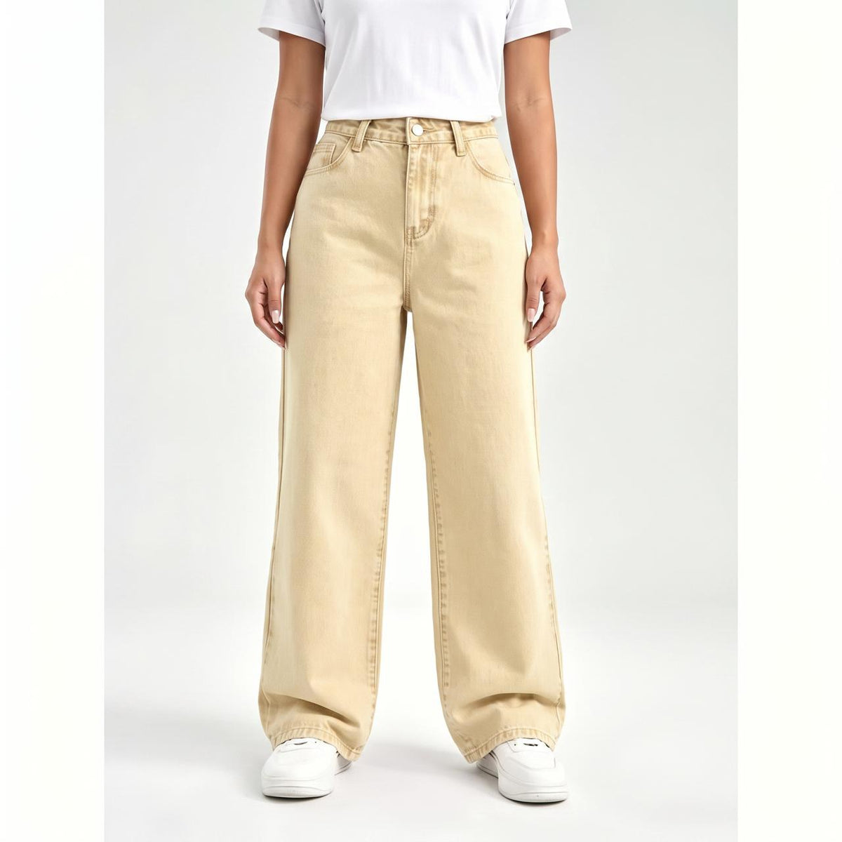 Women's High Waisted Wide Leg Jeans